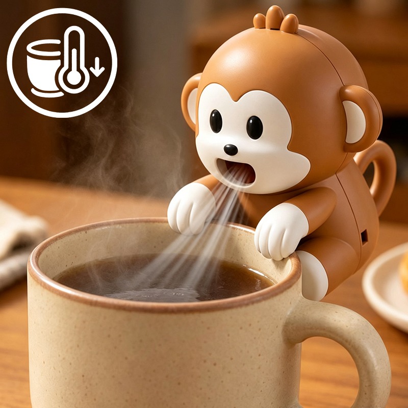 Baby Food Stew - Portable Monkey Shaped Food Cooling Fan