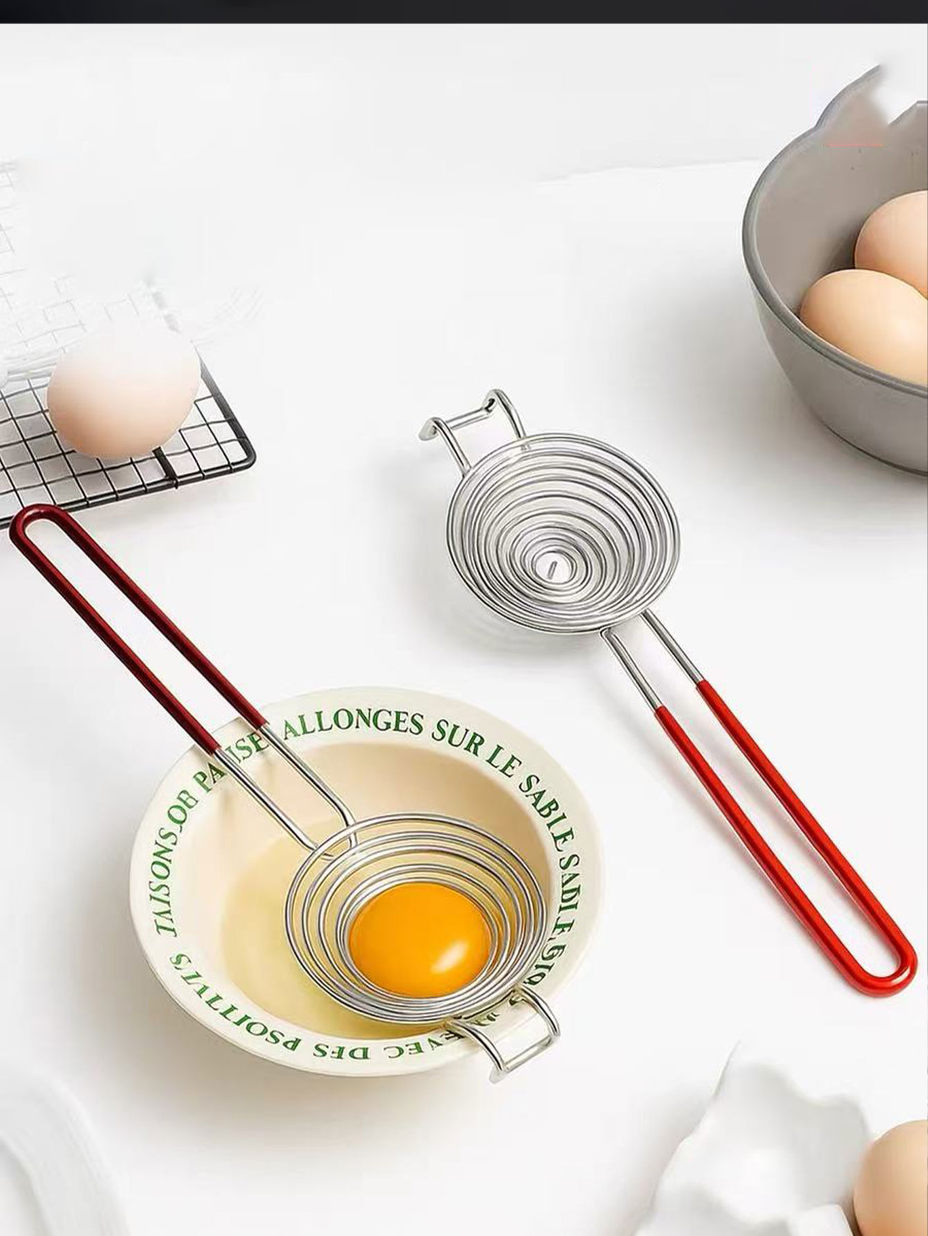 Baby Food Filter - Egg White and Yolk Separator, Egg