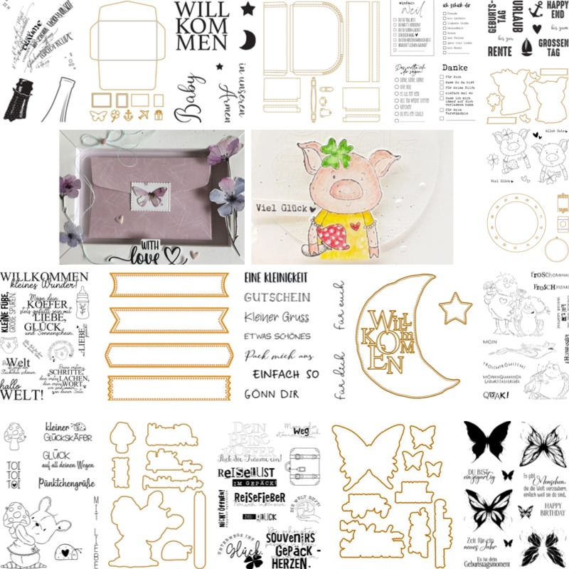 Baby Food Ideas - Baby Suitcase Stamps And Dies New