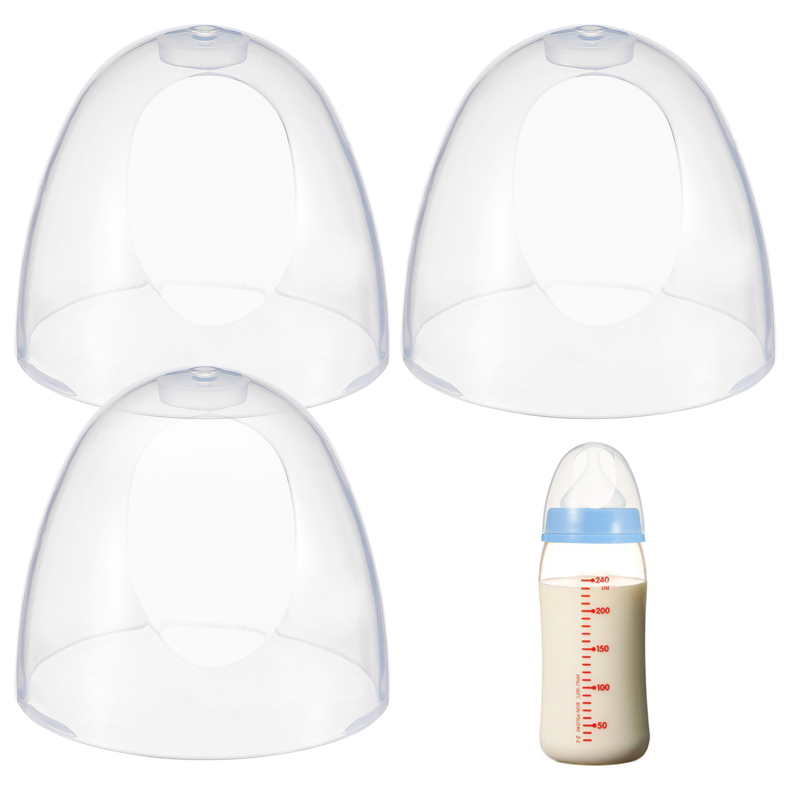 Feeding Baby Food - Replacement Plastic Baby Bottle Caps Leak