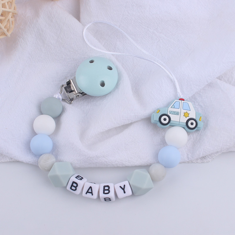 Baby Food Name - Custom Baby Personalized Name Pacifier Clips