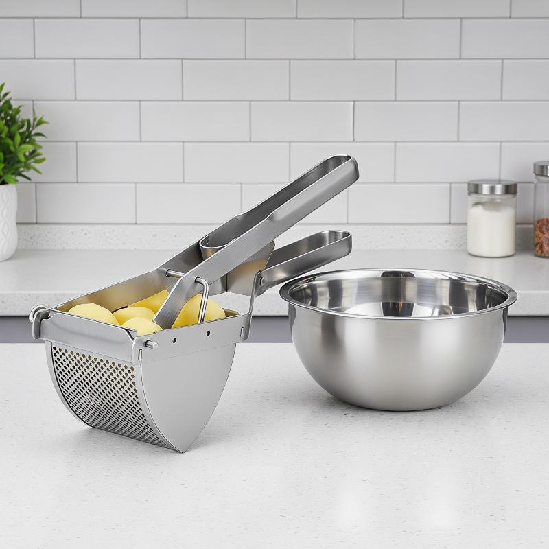 Baby Food With Iron - Potato Masher Stainless Steel Ricer Multifunctional