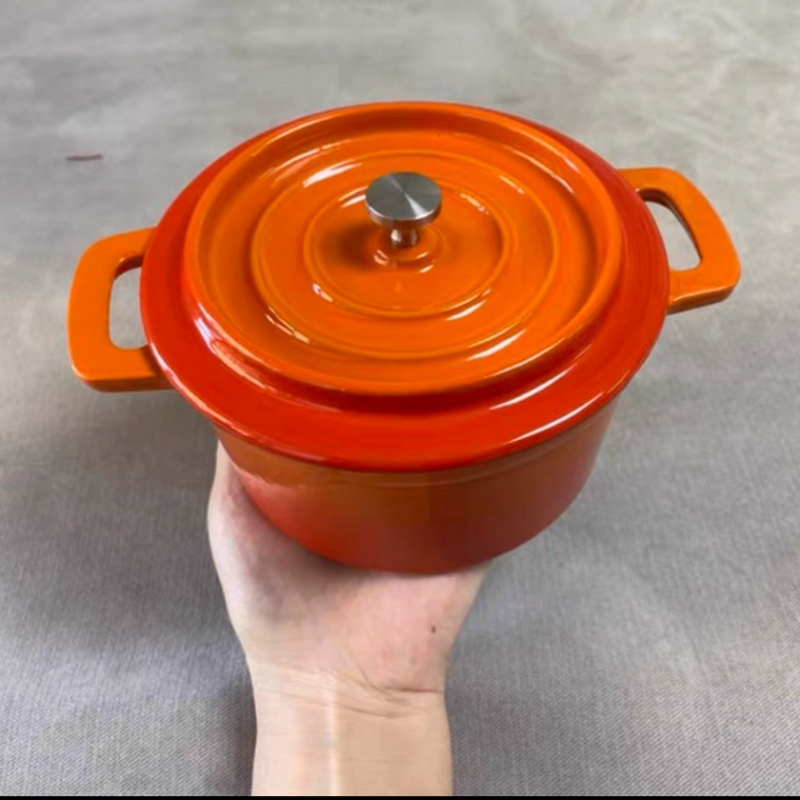 ‌Enameled Cast Iron Milk Pot,  - Baby Food With Iron review and price