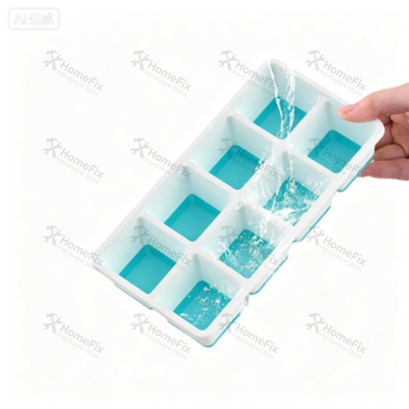 New 8‑Grid Ice Cube Mold, Soft - Baby Food Homemade review and price