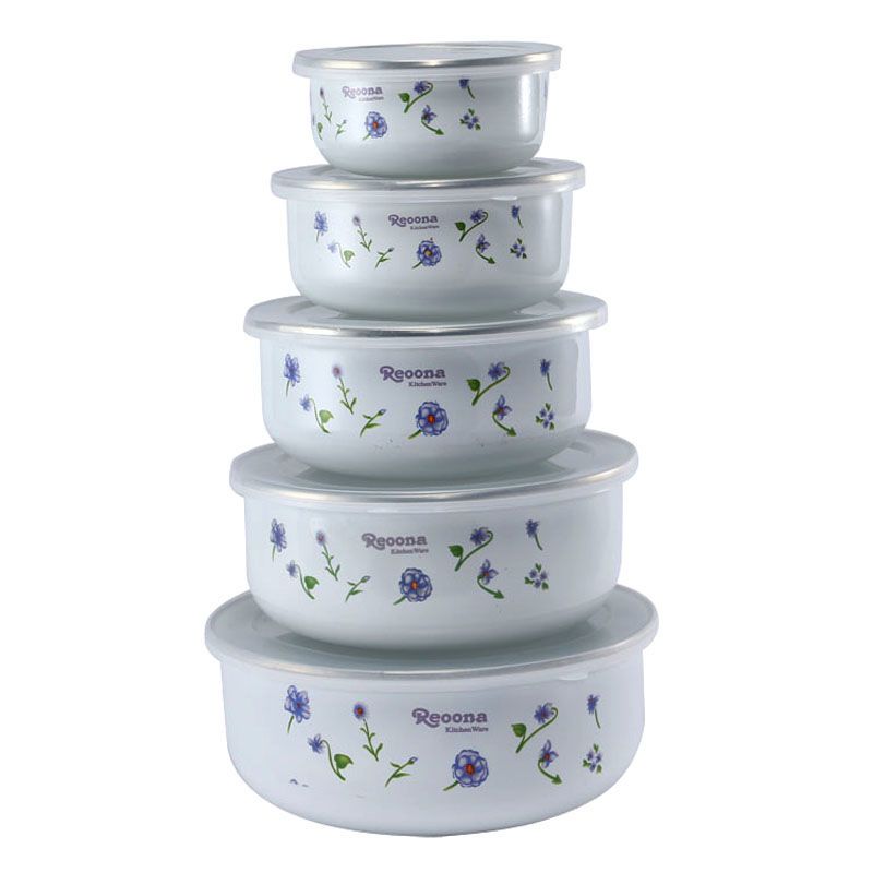 5-piece Set of Thickened Ename - Baby Food With Iron review and price