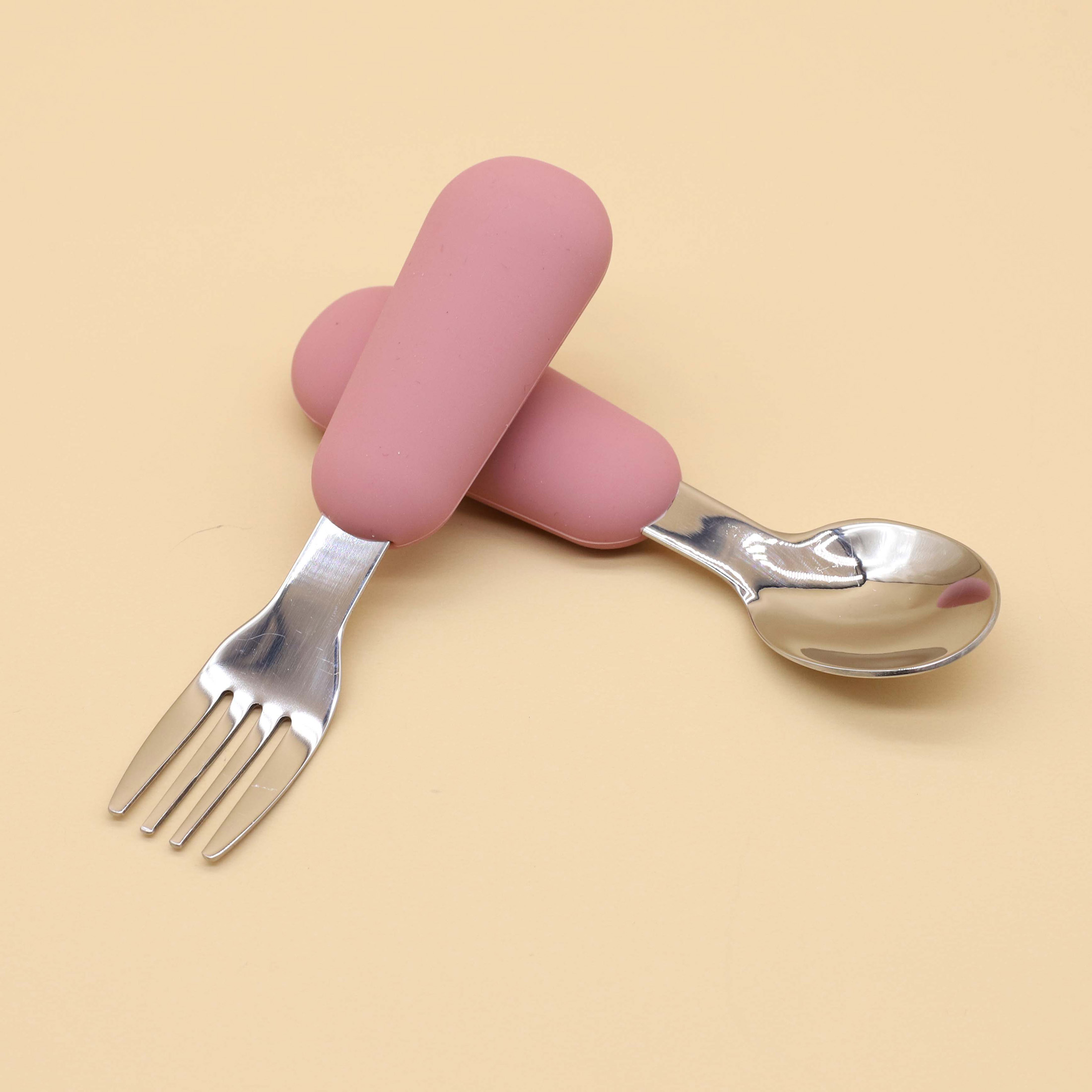 Silicone stainless steel spoon - Easy Baby Food review and price