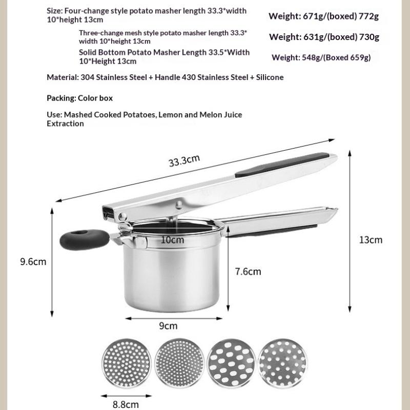 Durable Potato Masher Stainles - Baby Food Homemade review and price