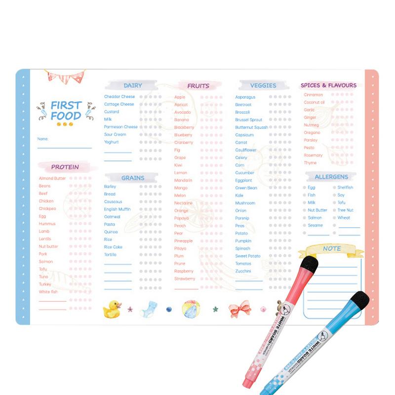Reusable Kids Magnetic Daily F - Baby Food Tracker review and price