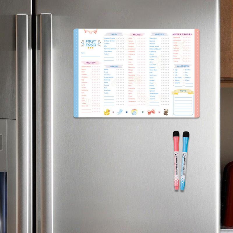 Reusable Kids Magnetic Daily F - Baby Food Tracker review and price