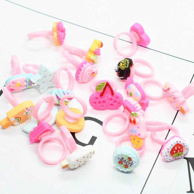 20pcs/lot Cute Kids Rings Cand - Baby Food Flavors review and price