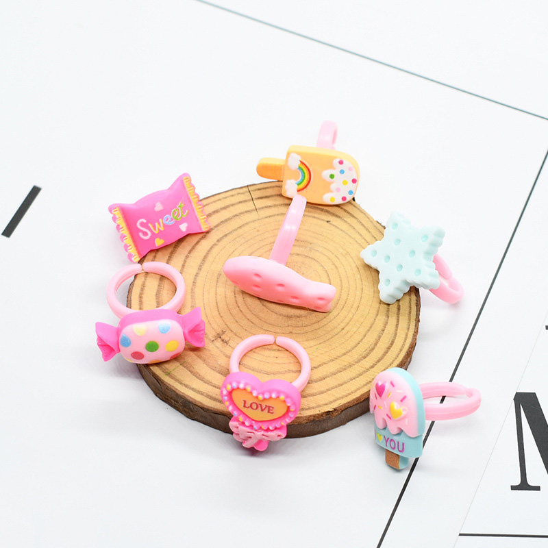 20pcs/lot Cute Kids Rings Cand - Baby Food Flavors review and price