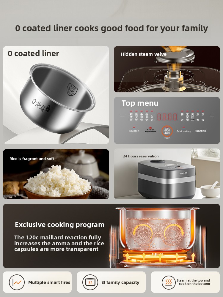 0 Coating Uncoated Rice Cooker - Baby Food Stew review and price