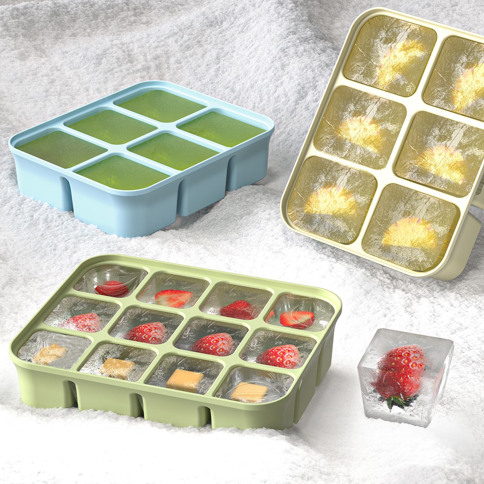 3Pcs Silicone Baby Food Freeze - Baby Food Homemade review and price