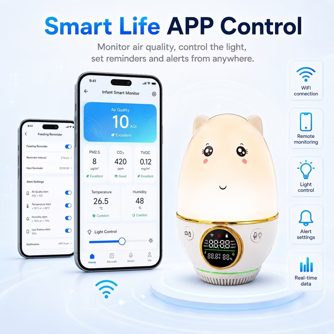 Smart Baby Monitor, Three Type - Baby Food Tracker review and price