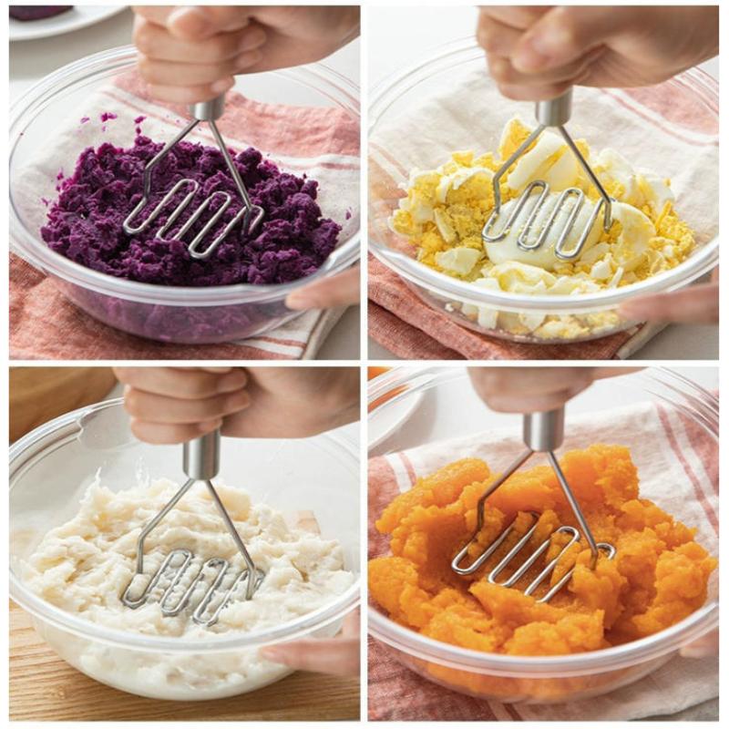 Stainless Steel Potato Masher  - Baby Food With Iron review and price