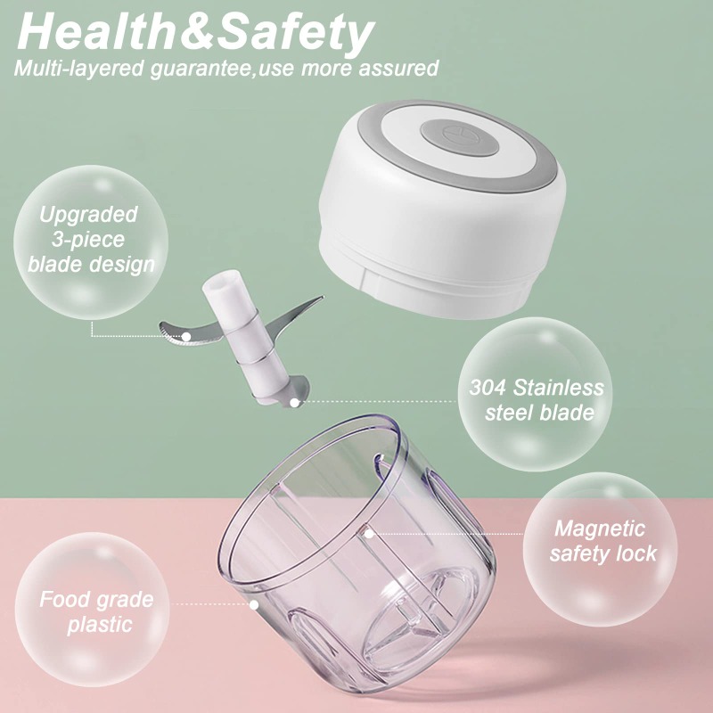 250ML Electric Garlic Grinder  - Baby Food Mixer review and price