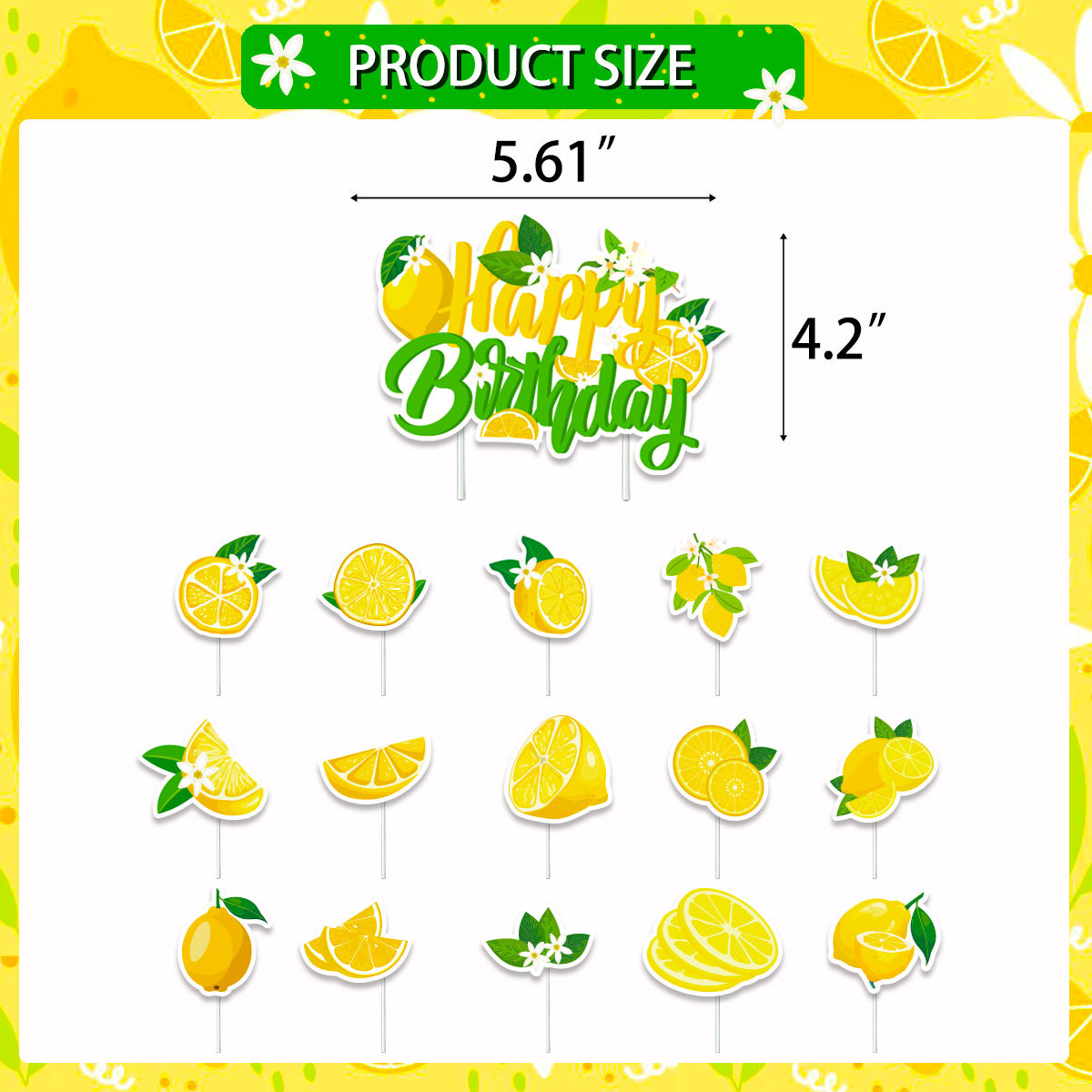 Lemon Cupcake Toppers Summer C - Baby Food Ideas review and price