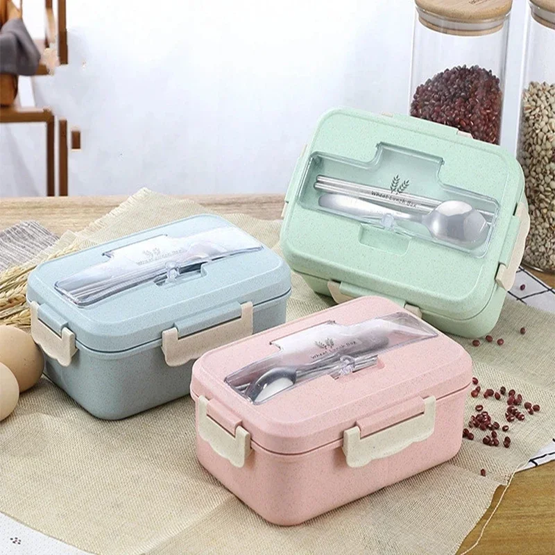 Microwave Lunch Box Wheat Stra - Baby Food Container review and price