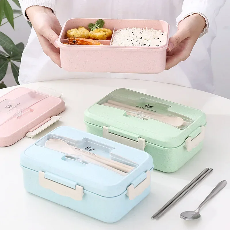 Microwave Lunch Box Wheat Stra - Baby Food Container review and price