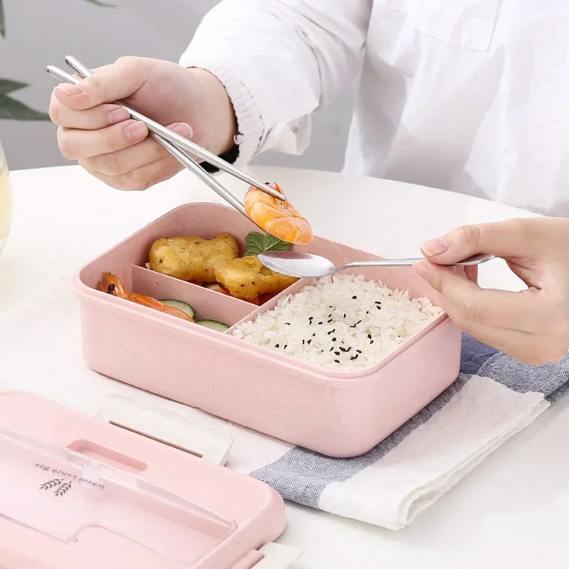 Microwave Lunch Box Wheat Stra - Baby Food Container review and price
