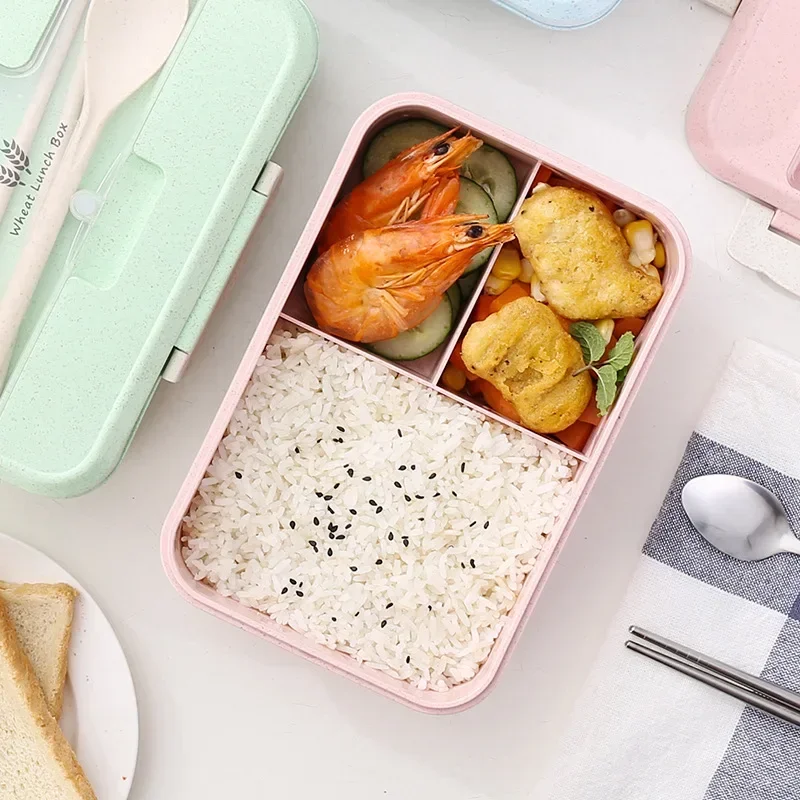 Microwave Lunch Box Wheat Stra - Baby Food Container review and price