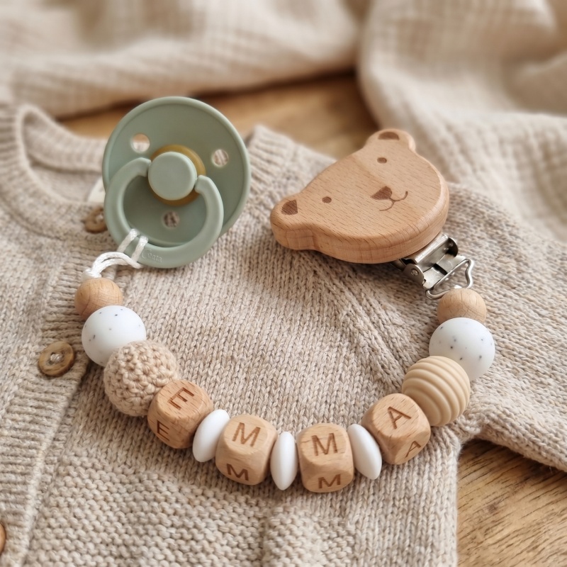 Personalized Pacifier Clip Cus - Baby Food Name review and price
