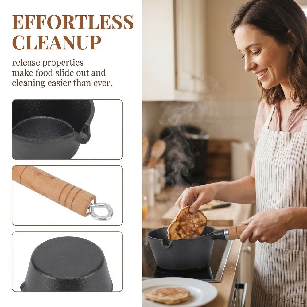 Mini Egg Frying Pan Cast Iron  - Baby Food With Iron review and price