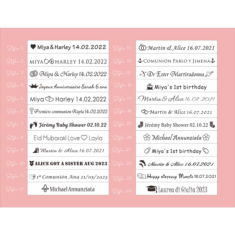 100pcs Personalized Colored Wo - Baby Food Ideas review and price