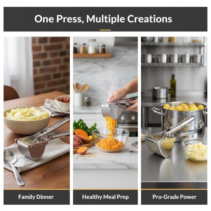 Potato Masher Stainless Steel  - Baby Food With Iron review and price