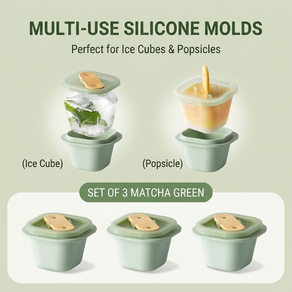 Silicone Ice-Cube Tray Mold Wi - Baby Food Homemade review and price